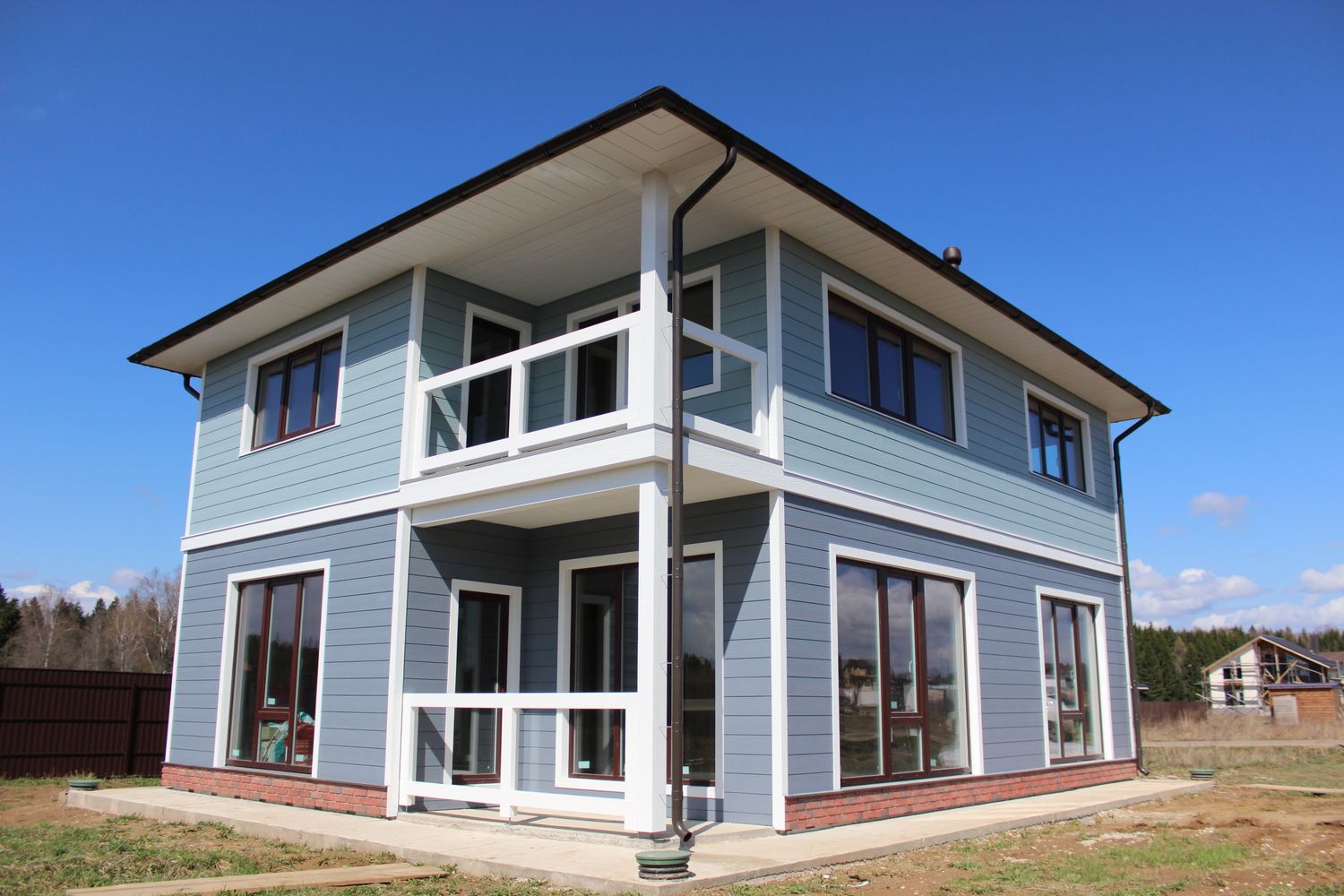 Отделка фиброцементными панелями