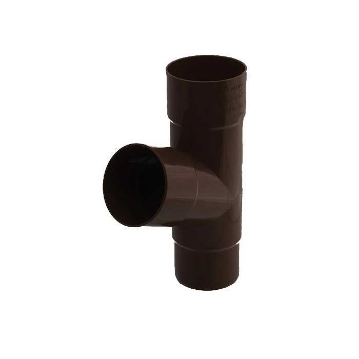 Тройник трубы 90 мм  67,5 ̊ GAMRAT коричневый