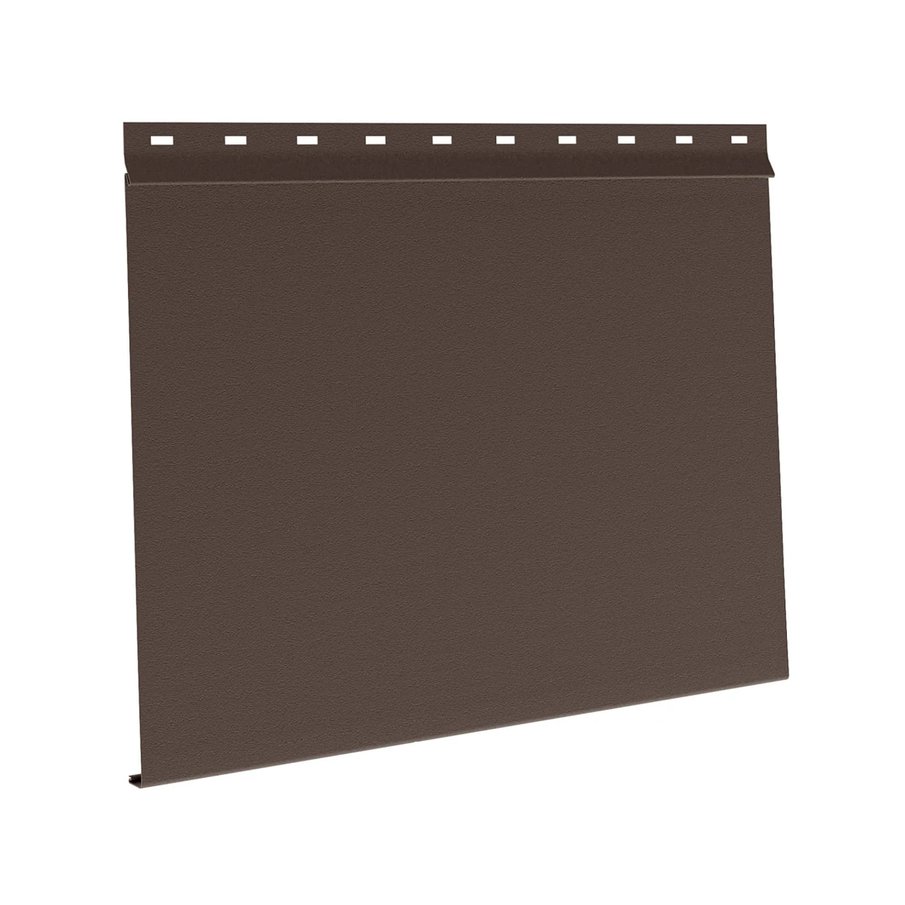 Скандинавская доска широкая L=3,0м St PE Rooftop Бархат RAL8019 (Zn180) 0,5мм 