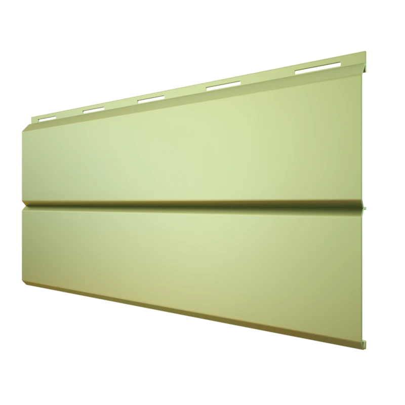 Сайдинг Lбрус 15х240 (ПЭ-01-6019-0,45) зеленая пастель