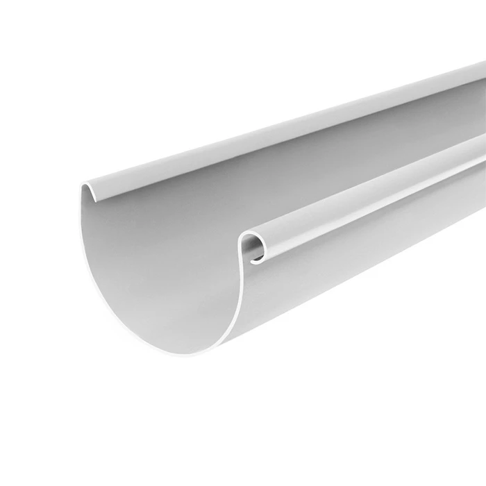 Желоб водосточный белый 125 мм, 2 м.п. /Гамрат/