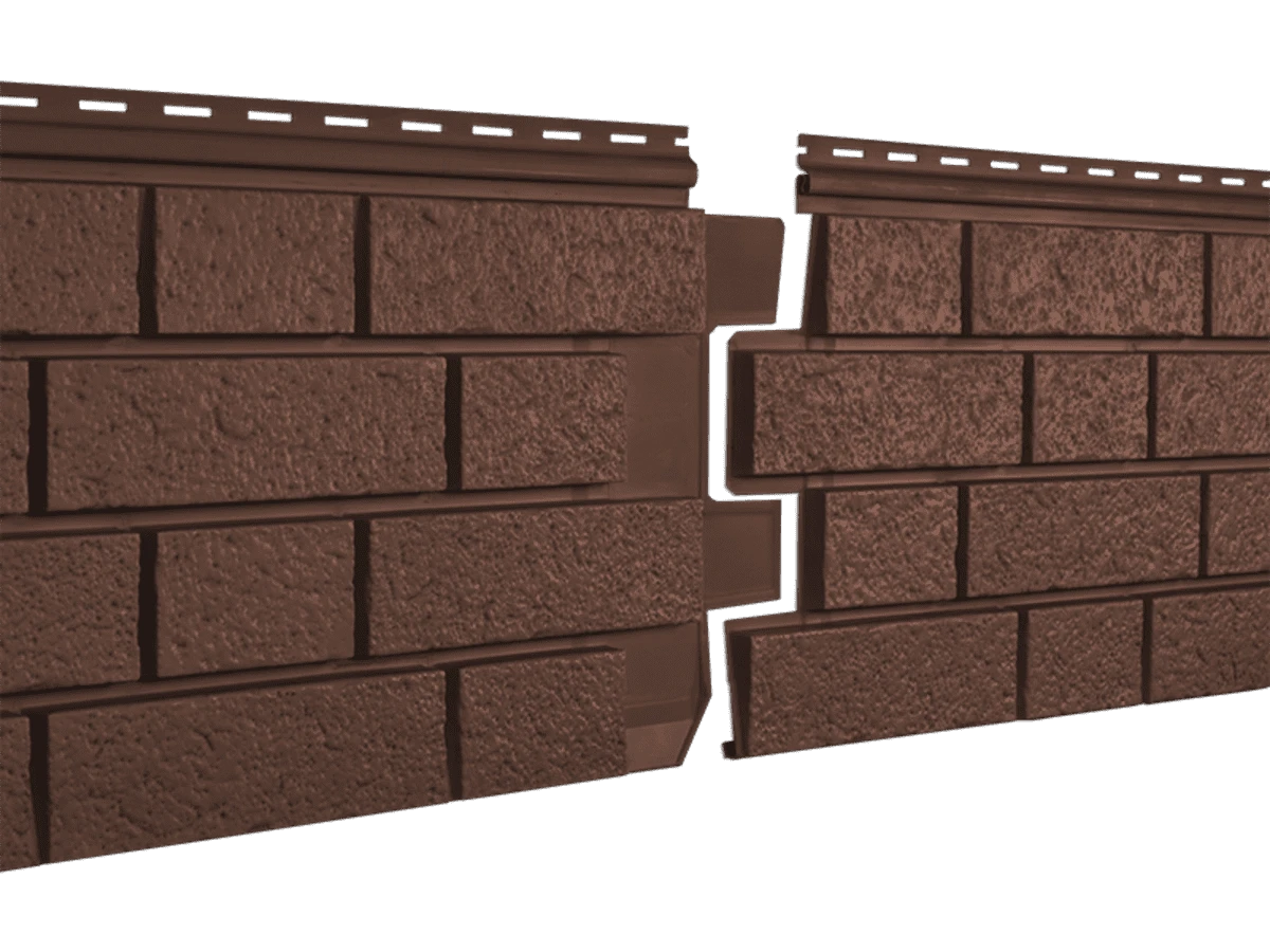 Фасадная панель Стоун-Хаус S-Lock клинкер терракотовый Ю-Пласт 1950мм*292мм, 0,569м2