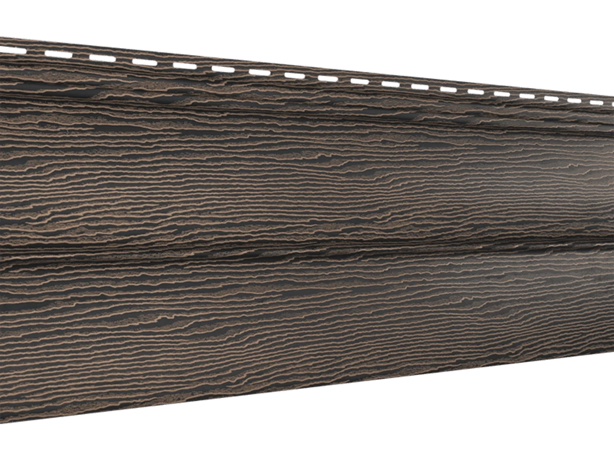 Сайдинг ТимберБлок дуб мореный Ю-Пласт 3050мм*230мм, 0,7015м2