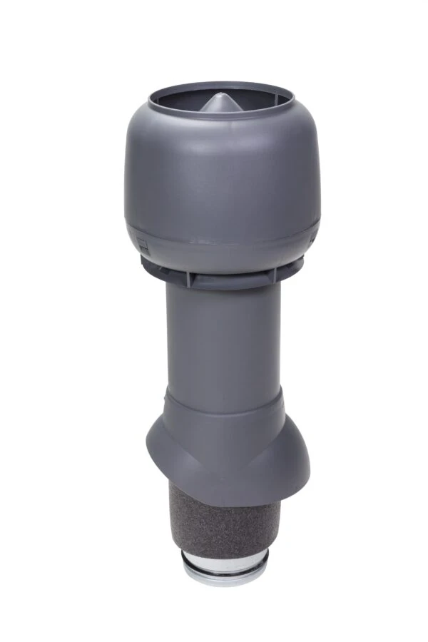 Вентиляционный выход Vilpe изолированный 125/500 серый