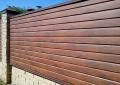 Забор из металлического сайдинга