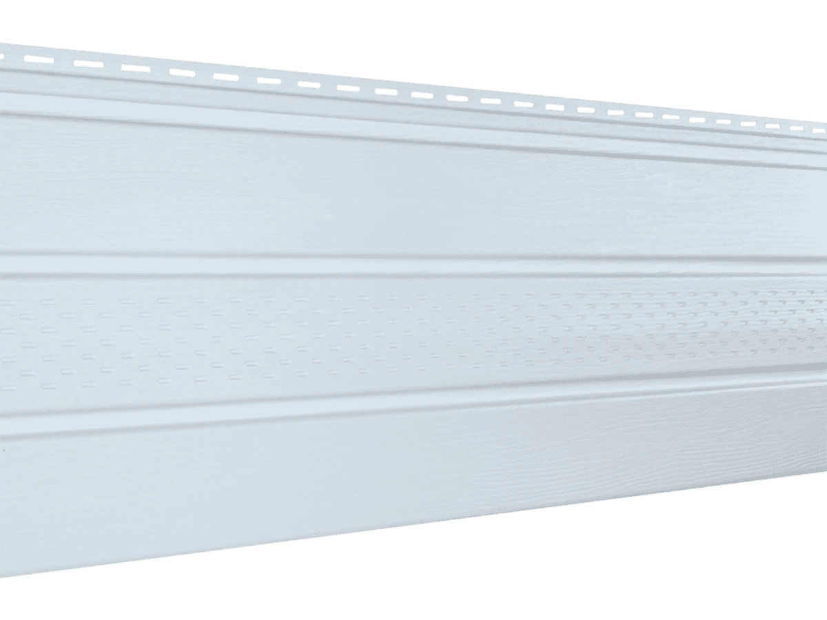 Соффит частично перфорированный белый Ю-Пласт 3000мм*300мм, 0,9м2