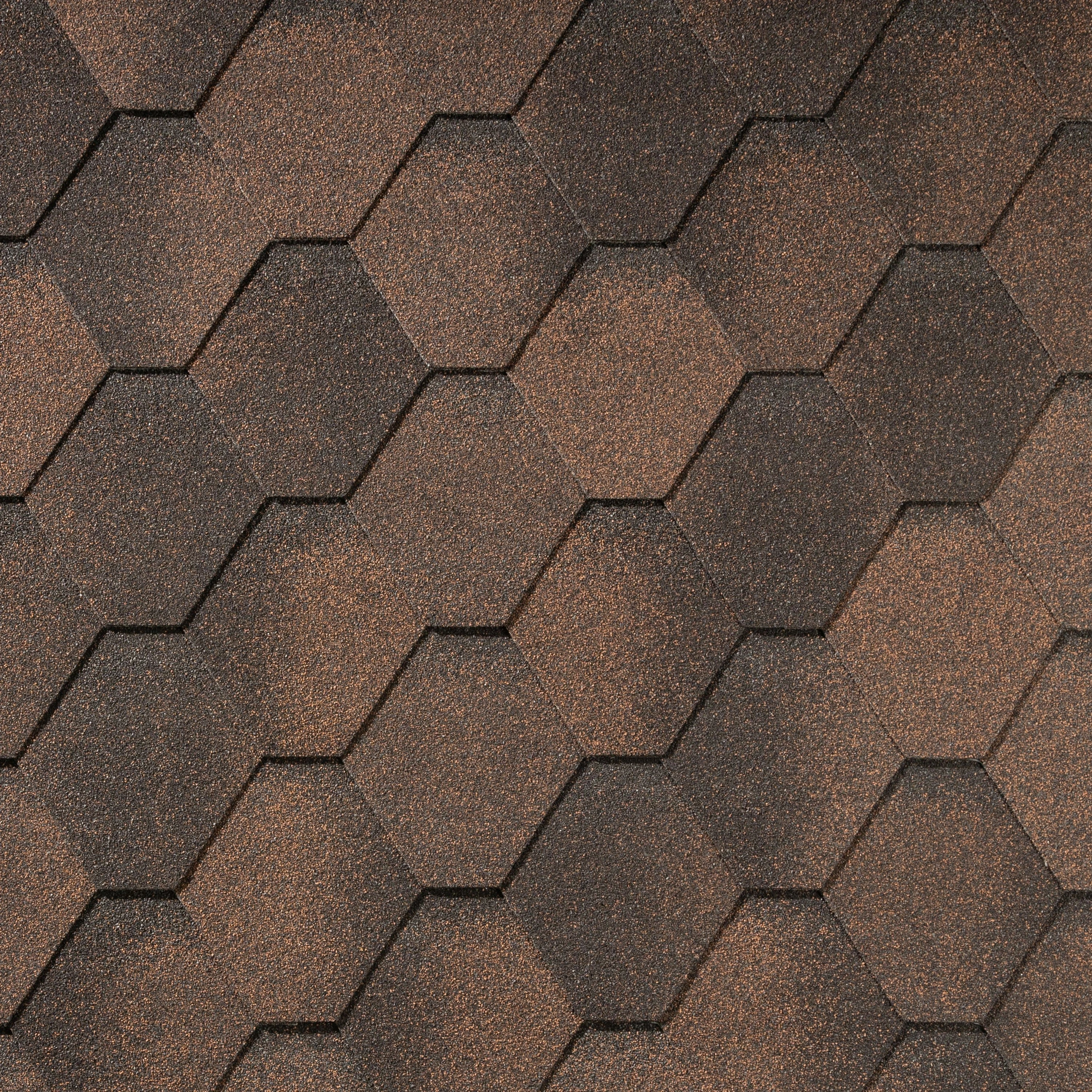 Гибкая черепица Quiet Tile Rombica Медь 