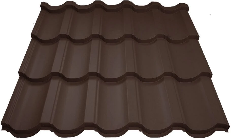 Металлочерепица МП Трамонтана-M NormanMP (ПЭ-01-8017-0.5)