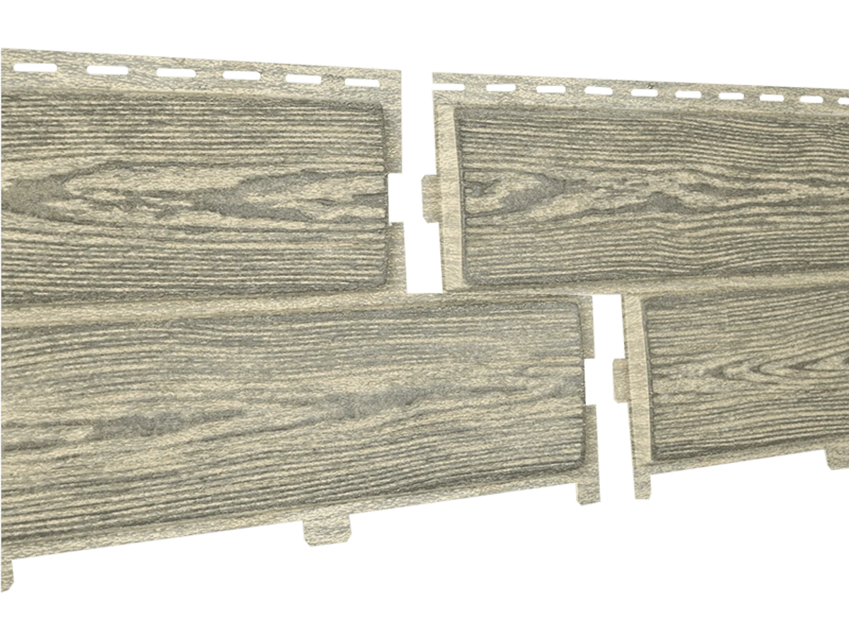 Фасадная панель Хокла винтаж солома Ю-Пласт 2000мм*250мм, 0,5м2