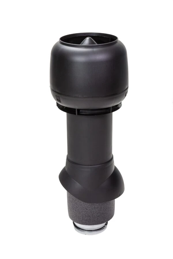 Вентиляционный выход Vilpe изолированный 125/500 черный