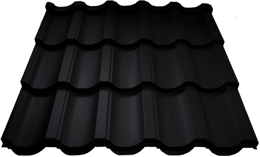 Металлочерепица МП Трамонтана-M (VikingMP E-20-9005-0.5)