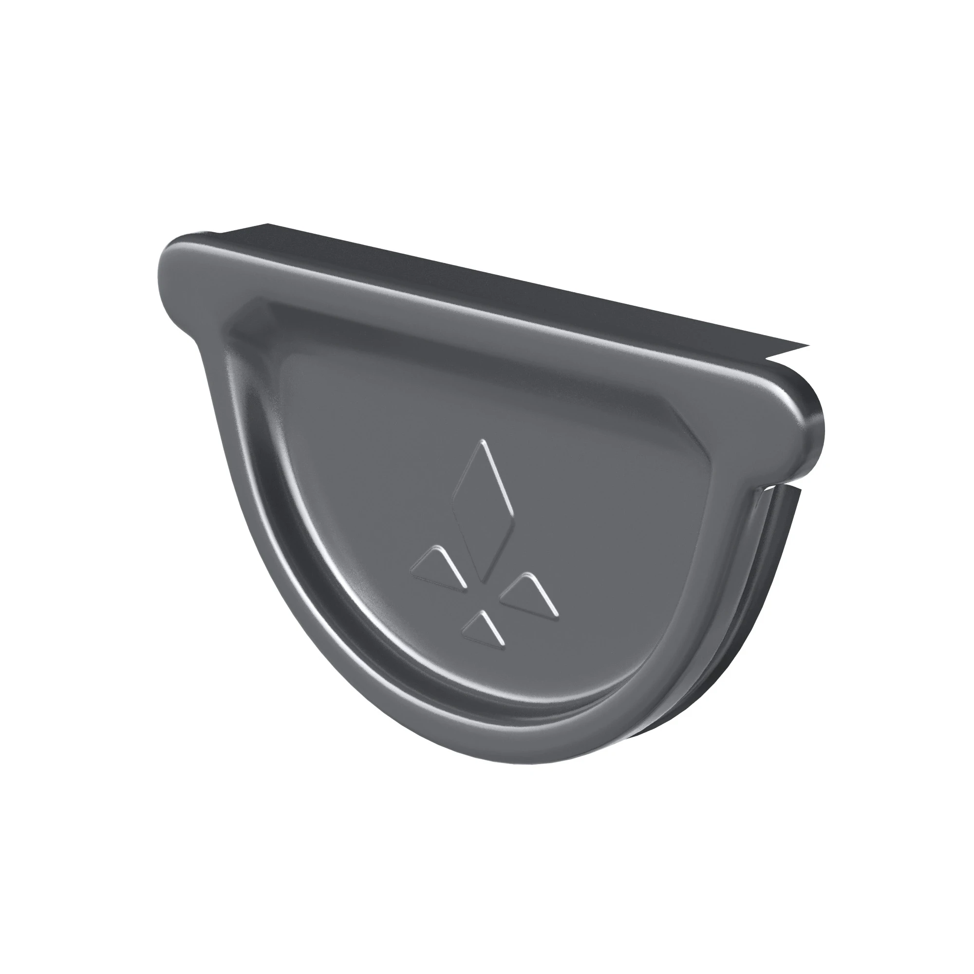  Заглушка универ. с резин. упл. 125 (RAL 7024) PU Matt