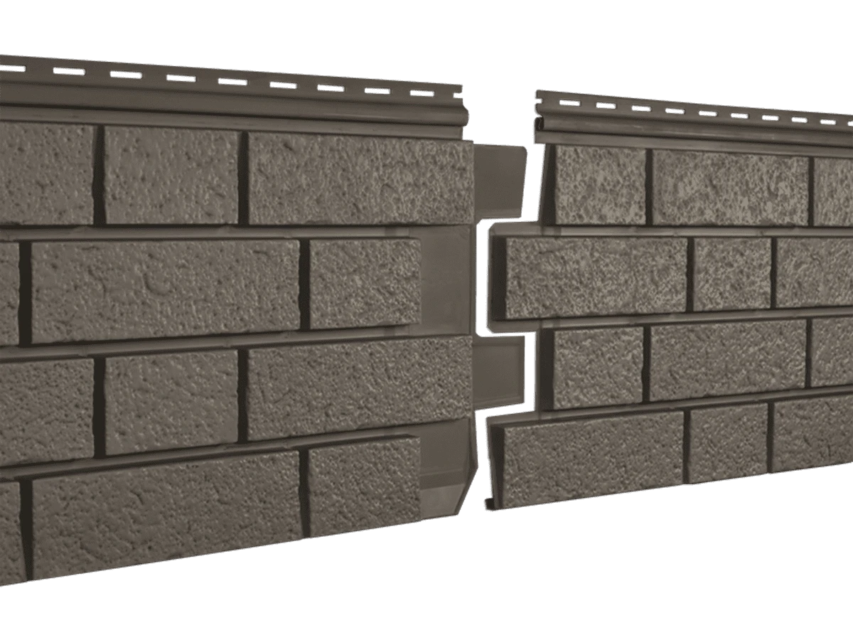 Фасадная панель Стоун-Хаус S-Lock клинкер бежевый Ю-Пласт 1950мм*292мм, 0,569м2