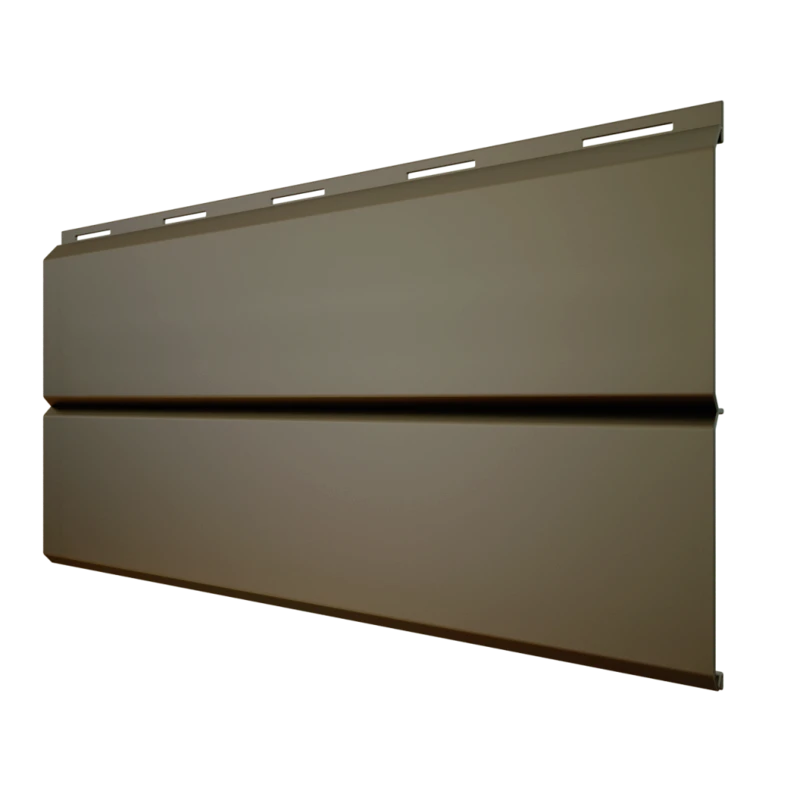 Сайдинг Lбрус 15х240 (ПЭ-01-7024-0,45) серый графит