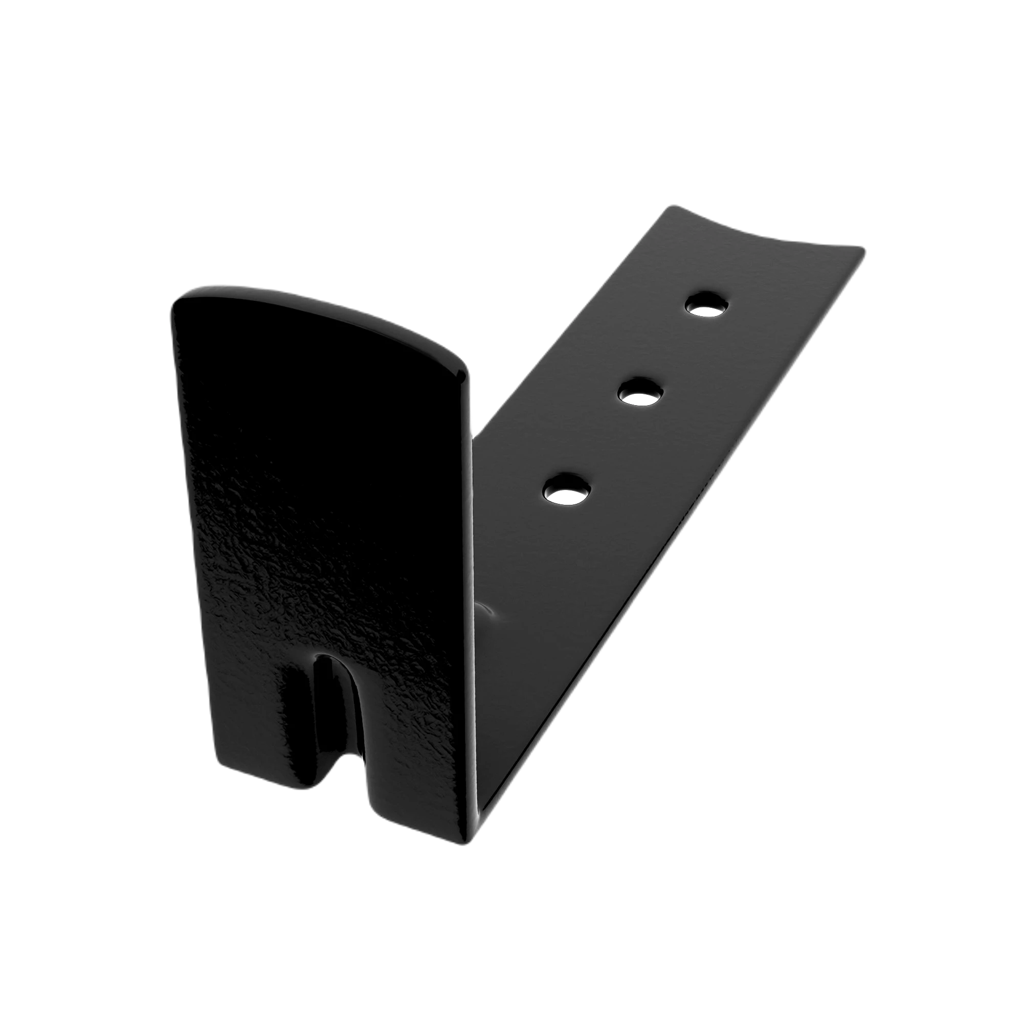 Кронштейн начального ряда 86х41х2мм RAL9005 Matt