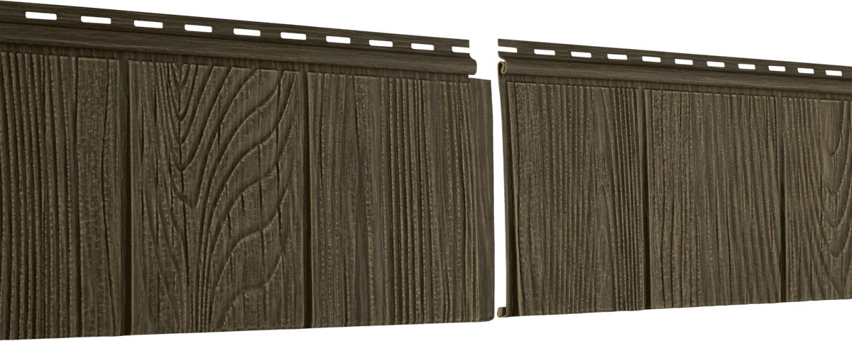 Фасадная панель Хокла S-Lock щепа Можжевеловый Ю-Пласт 2000мм*206мм, 0,41 м2