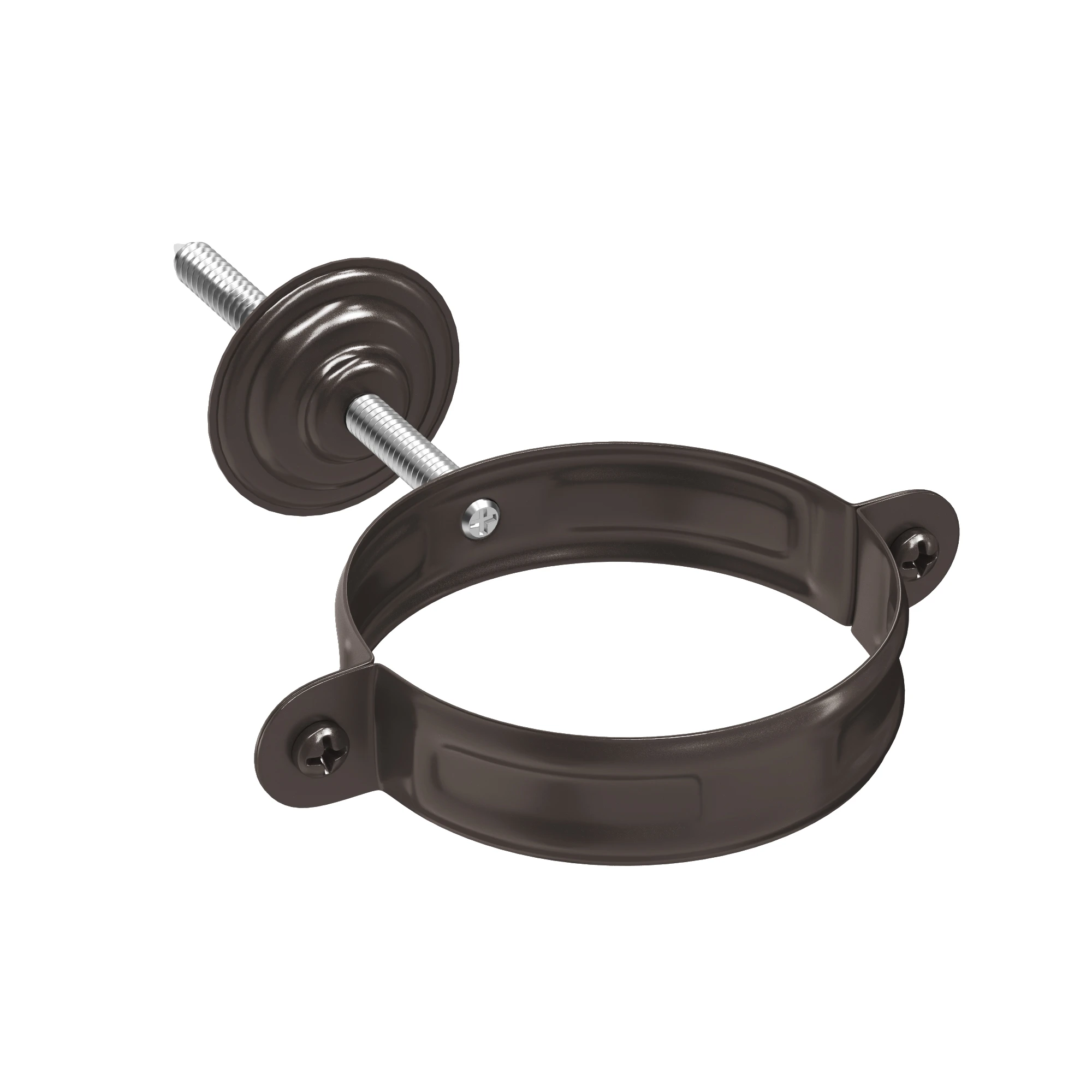 Хомут трубы с комплектом крепления d=100 (RR32) PU Matt