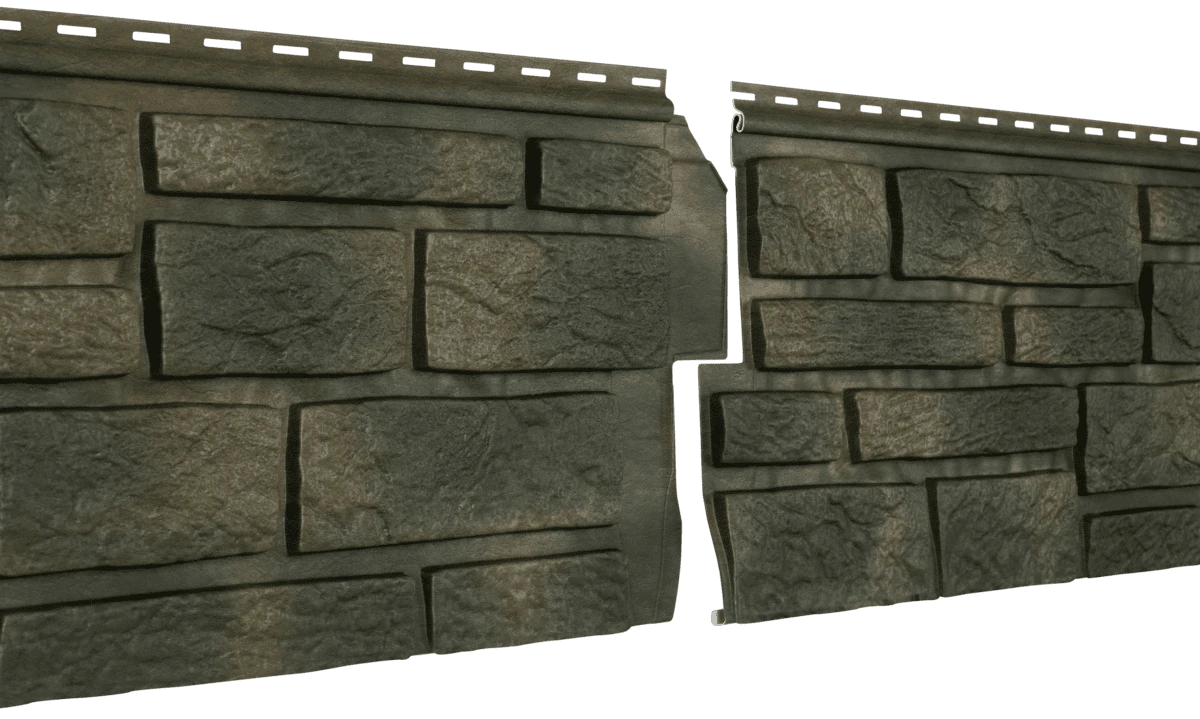 Фасадная панель Стоун-Хаус S-Lock таганай таёжный Ю-Пласт 1950мм*292мм, 0,569м2