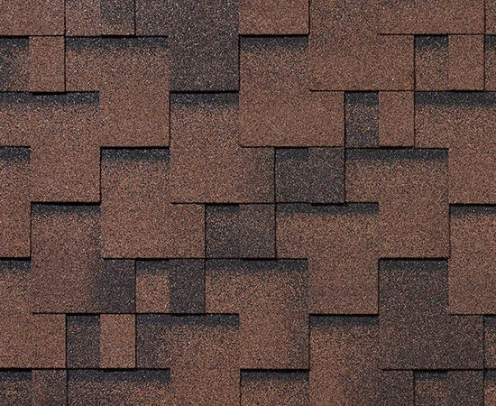 Черепица Roofshield Фемили Эко Лайт Модерн Коричневый с оттенением,3м2