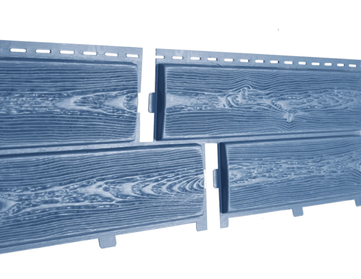 Фасадная панель Хокла color голубика Ю-Пласт 2000мм*250мм, 0,5м2