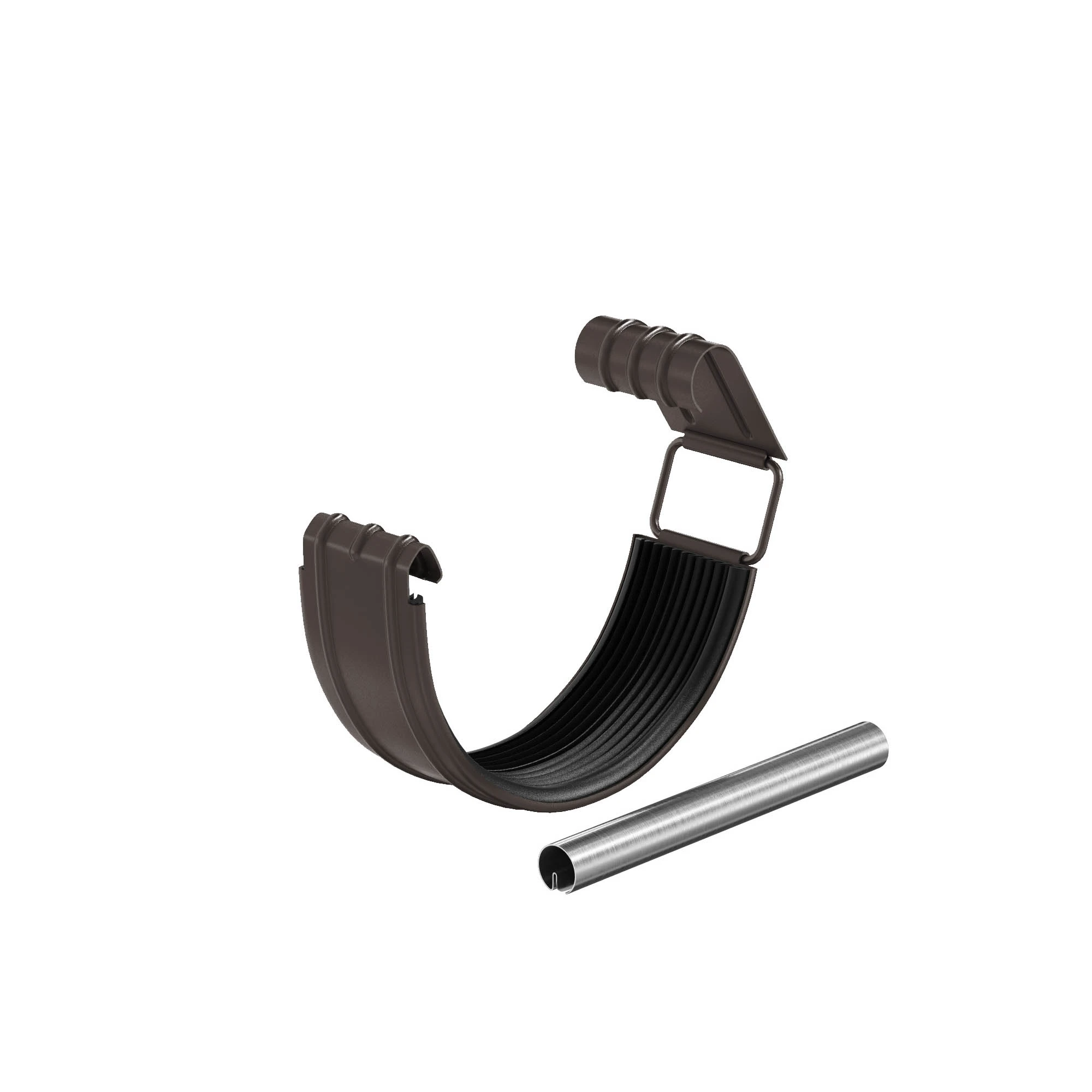 Соединитель желоба в комплекте d=125 (RR32) PU Matt