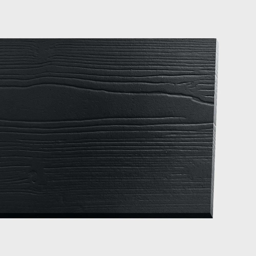 БЕТЭКО Фиброцементный сайдинг Вудстоун 190х3000х8 мм RAL9011 СТ Графитовый чёрный