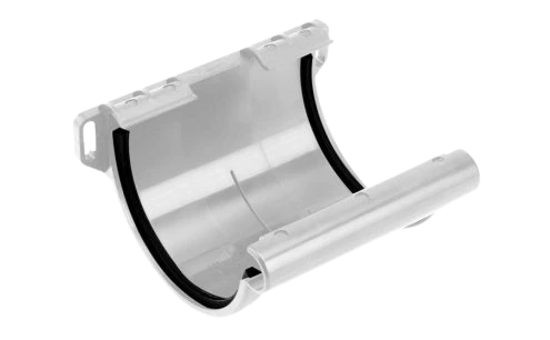 Соединитель желоба белый RAL 9010 GLC PVC