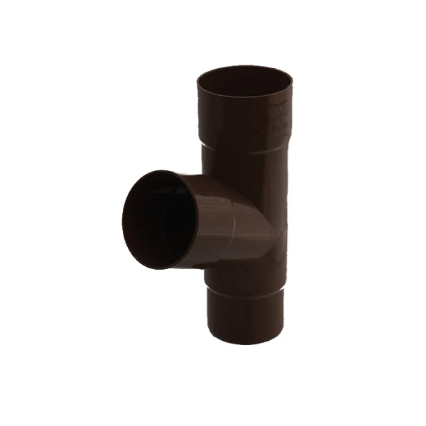тройник трубы коричневый