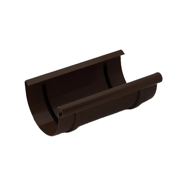 соединитель желоба коричневый