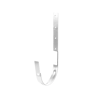 Крюк желоба металлический Гамрат белый 