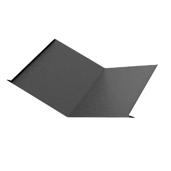 Ендова нижняя Rooftop БАРХАТ PE RAL9005 0,5мм Zn180  МК