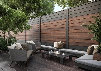 Скандинавский брус Модерн узкий L=3,0м Канадский дуб 0,45мм фактурный 