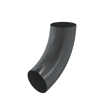Колено трубы d=90 (RAL7024) PU Matt