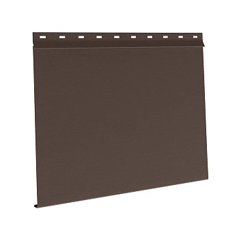 Скандинавская доска широкая L=3,0м St PE Rooftop Бархат RAL8019 (Zn180) 0,5мм 