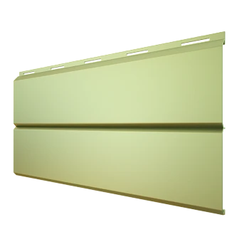 Сайдинг Lбрус 15х240 (ПЭ-01-6019-0,45) зеленая пастель