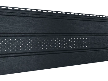 Соффит частично перфорированный графитовый Ю-Пласт 3000мм*300мм, 0,9м2 