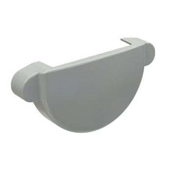 Заглушка желоба универсальная белый RAL 9010 GLC PVC