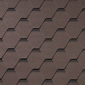 Гибкая черепица Quiet Tile Shadow Тёмное Дерево, 3м2