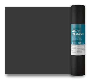 Мембрана диффузионная DELTA-FASSADE /Проектные материалы/ 1,5*50м.п. 75м2