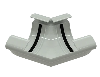 Угол желоба универсальный 135 град RAL 9010 GLC PVC