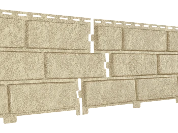 Фасадная панель Стоун-Хаус кирпич песочный Ю-Пласт 3025мм*230мм, 0,695м2 