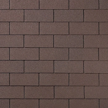 Гибкая черепица Quiet Tile Brick Коричневый