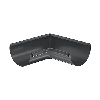 Угол желоба внутренний d=125(RAL7024) PU Matt