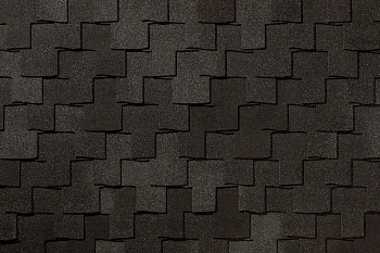 Черепица Roofshield Премиум Фьюжн Черный янтарь ,2,25м2 P-F-63