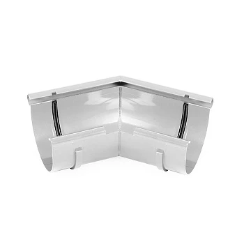 Внешний угол 125 мм, 135 град белый  /Гамрат/