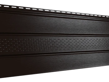 Соффит PRO частично перфорированный коричневый  Ю-Пласт 3000мм*300мм, 0,9м2 