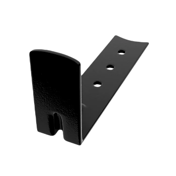 Кронштейн начального ряда 86х41х2мм RAL9005 Matt