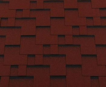 Черепица Roofshield Фемили Лайт Модерн Красный с оттенением,3м2