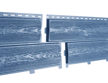 Фасадная панель Хокла color голубика Ю-Пласт 2000мм*250мм, 0,5м2