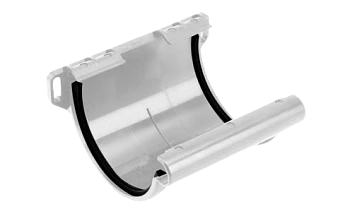 Соединитель желоба белый RAL 9010 GLC PVC